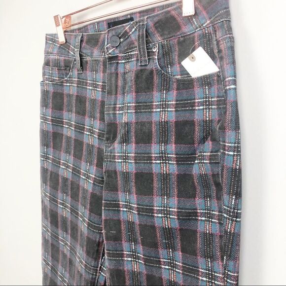ANTHROPOLOGIE | PAIGE Hoxton High Rise Ankle Jeans Plaid NEW Women’s Size 29 (8) - Picture 6 of 13